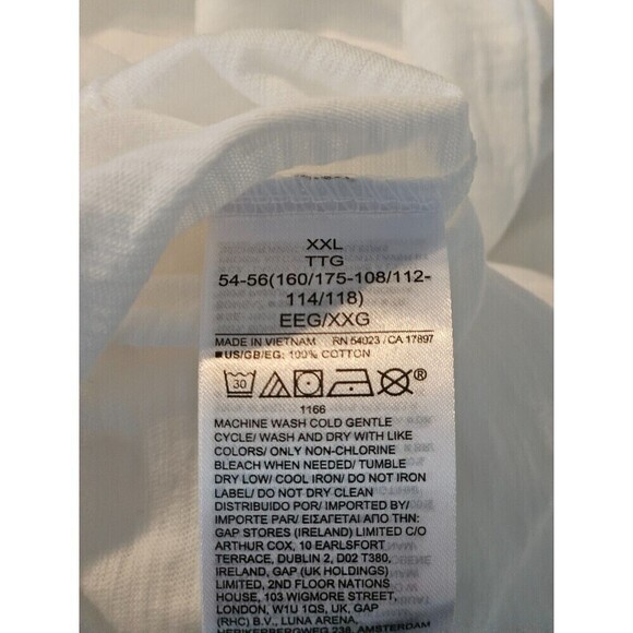 GAP Women's Size XXL ForeverSoft Crewneck T-Shirt- White NWT - Picture 5 of 6